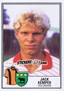 Sticker Jack Kemper - Voetbal 1984-1985 - Panini