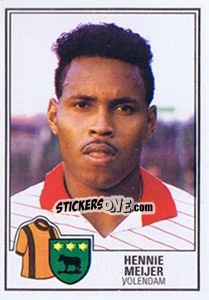 Sticker Hennie Meijer - Voetbal 1984-1985 n. 341 - Panini