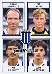 Sticker Adrie Versluys / Ric Laurs / Ad de Wert / Wim Nederlof