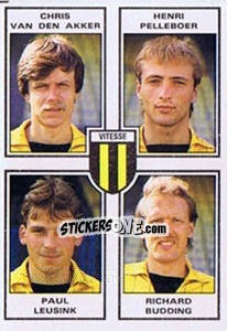 Sticker Chris van der Akker / Henri Pelleboer / Paul Leusik / Richard Budding