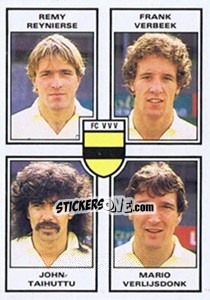 Figurina Remy Reynierse / Frank Verbeek / John Taihuttu / Mario Verlijsdonk - Voetbal 1984-1985 - Panini