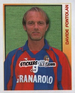 Figurina Davide Fontolan - Calcio 2000 - Merlin