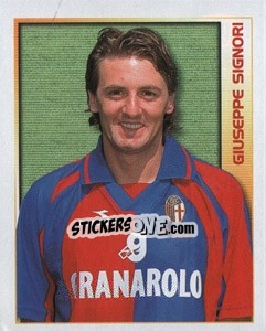 Sticker Giuseppe Signori - Calcio 2000 - Merlin