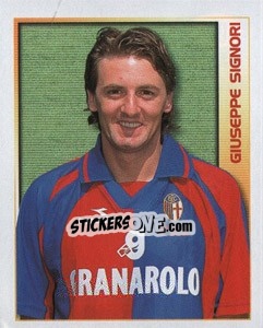 Sticker Giuseppe Signori - Calcio 2000 n. 49 - Merlin