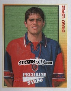 Sticker Diego Lopez - Calcio 2000 n. 61 - Merlin