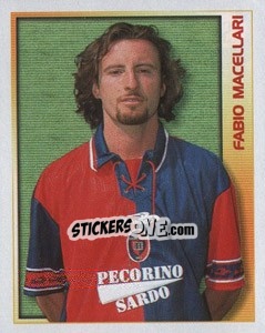Sticker Fabio Macellari - Calcio 2000 n. 62 - Merlin