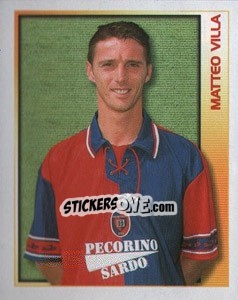 Figurina Matteo Villa - Calcio 2000 - Merlin