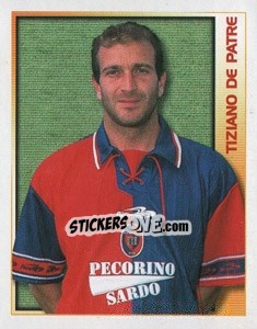 Cromo Tiziano De Patre - Calcio 2000 n. 69 - Merlin