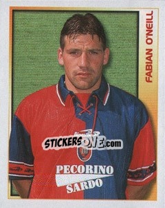 Figurina Fabian O'Neill - Calcio 2000 - Merlin