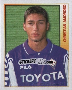 Sticker Christian Amoroso - Calcio 2000 n. 91 - Merlin