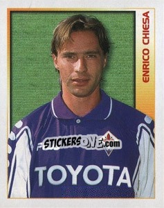 Sticker Enrico Chiesa - Calcio 2000 - Merlin