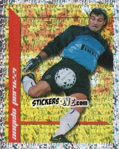 Sticker Angelo Peruzzi - Calcio 2000 n. 104 - Merlin