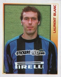 Sticker Laurent Blanc - Calcio 2000 - Merlin