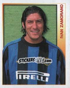 Sticker Ivan Zamorano - Calcio 2000 n. 125 - Merlin