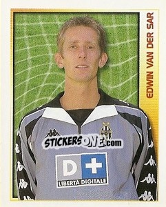 Sticker Edwin van der Sar - Calcio 2000 n. 133 - Merlin