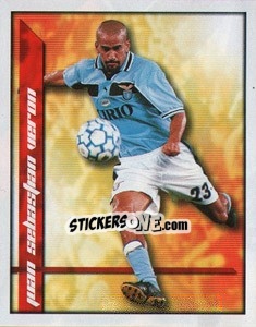 Sticker Juan Sebastian Veron - Calcio 2000 n. 156 - Merlin