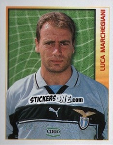 Sticker Luca Marchegiani - Calcio 2000 n. 158 - Merlin