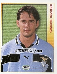 Cromo Simone Inzaghi - Calcio 2000 - Merlin