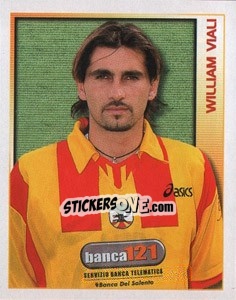 Cromo William Viali - Calcio 2000 - Merlin