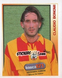 Sticker Claudio Bonomi - Calcio 2000 - Merlin
