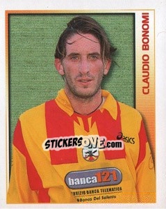 Sticker Claudio Bonomi - Calcio 2000 n. 191 - Merlin