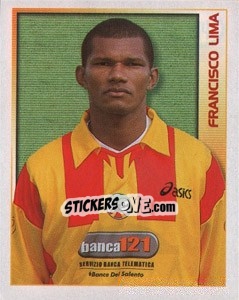 Figurina Francisco Lima - Calcio 2000 - Merlin