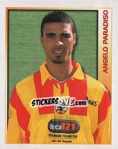 Sticker Angelo Paradiso - Calcio 2000 n. 195 - Merlin