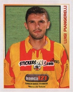 Sticker Luigi Piangerelli - Calcio 2000 - Merlin