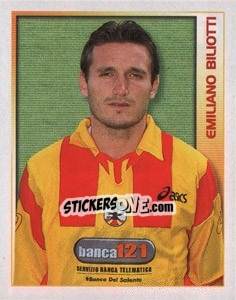 Sticker Emiliano Biliotti - Calcio 2000 - Merlin