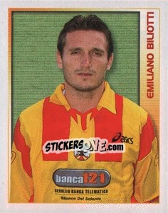 Figurina Emiliano Biliotti - Calcio 2000 - Merlin