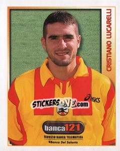 Sticker Cristiano Lucarelli - Calcio 2000 - Merlin