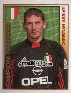 Cromo Christian Abbiati - Calcio 2000 - Merlin