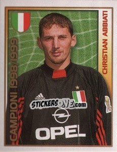 Sticker Christian Abbiati - Calcio 2000 n. 208 - Merlin