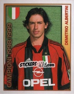 Sticker Demetrio Albertini - Calcio 2000 n. 214 - Merlin