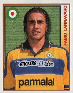 Sticker Fabio Cannavaro - Calcio 2000 n. 235 - Merlin