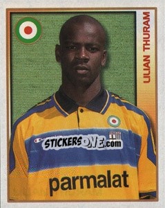 Sticker Lilian Thuram - Calcio 2000 n. 238 - Merlin