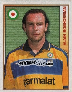 Figurina Alain Boghossian - Calcio 2000 - Merlin