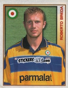 Figurina Roberto Breda - Calcio 2000 - Merlin