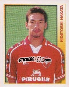 Figurina Hidetoshi Nakata - Calcio 2000 - Merlin