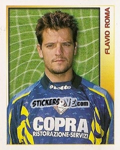 Figurina Flavio Roma - Calcio 2000 - Merlin