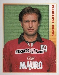 Figurina Simone Giacchetta - Calcio 2000 - Merlin