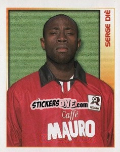 Sticker Serge Die - Calcio 2000 - Merlin