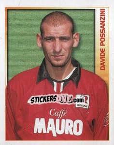 Figurina Davide Possanzini - Calcio 2000 - Merlin