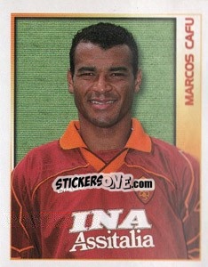 Sticker Marcos Cafu - Calcio 2000 n. 335 - Merlin