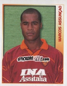 Figurina Marcos Assuncao - Calcio 2000 - Merlin