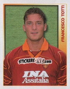 Sticker Francesco Totti - Calcio 2000 n. 346 - Merlin