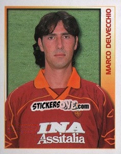 Sticker Marco Delvecchio - Calcio 2000 n. 348 - Merlin