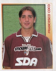 Sticker Francesco Coco - Calcio 2000 - Merlin