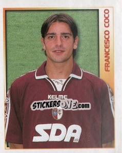 Sticker Francesco Coco - Calcio 2000 n. 360 - Merlin