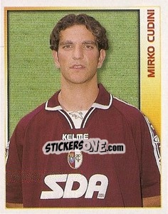 Figurina Mirko Cudini - Calcio 2000 - Merlin